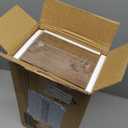 QEEIG Floating Shelves for Wall Bathroom Shelf Bedroom Kitchen Living Room Hanging Book Shelves Small Farmhouse Decor 16 inch Set of 3, Rustic Brown (015-BN3)