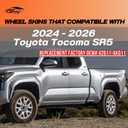 17 Inch Gloss Black Wheel Skins for 2024-2026 Toyota Tacoma SR5