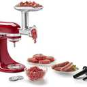 KitchenAid KSMMGA Metal Food Grinder Attachment, Silver