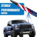 Car Antenna, American Flag Design Anti-Theft Vehicle Signal Bullet Antenna, Truck Arrow Antenna Personalized Decoration Signal Booster, Compatible with Chevrolet Ford Dodge Ram (Black)