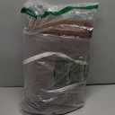 JIYUAN King Size Duvet Cover Set, 3-Piece - 100% Washed Cotton, Linen-Like Soft & Breathable with Zipper Closure, Includes 104x90 Inch Cover & 2 Pillowcases, Solid Chocolate Brown