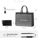 LOVEVOOK Laptop Tote Bag for Women, Office Work Bag Briefcase fit for Laptop, Large Capacity Teacher Bag Handbag