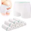 Carer Mesh Underwear Postpartum Postpartum Essentials Reusable, Stretchy Postpartum Underwear High Waist Mesh Panties (Large, 8pcs)