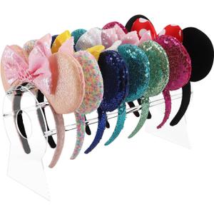 Heaband Holder Organizer,Acrylic Hair Band Ear Display Stand Jewelry Storage for Show Selling