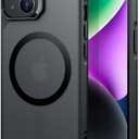 ESR for iPhone 14/13 Case, MagSafe Compatible, Military-Grade Protection, Shock-Absorbing Corners, Scratch-Resistant, Anti-Yellowing Acrylic Back, Slim Protective, Air Armor Series, Frosted Black