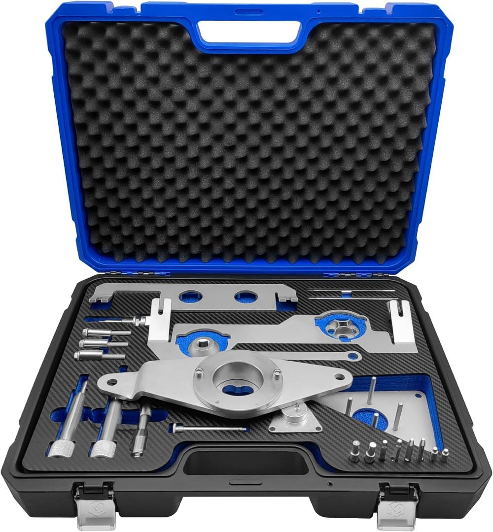 ZKTOOL Engine Camshaft Timing Tool Kit Compatible with Range Rover Land Rover I6 inline 6-cylinder PT306 3.0T Sport Discovery gasoline diesel engine,JLR-303-1658 JLR-303-1670 JLR-303-1671 JLR-303-1679