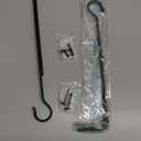 12 Inch Black Heavy Duty Outdoor Plant Hangers for Hanging Baskets, Iron Hanging Plant Brackets for Hanging Plants Outside, Metal Plant Hooks Plant Wall Hooks for Hanging Lantern, Bird Feeder (2 pcs)