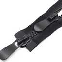 YaHoGa #15 34" Huge Two Way Separating Plastic Zippers for Sewing, Parka, Winter Coat Heavy Duty Zippers Bulk (Huge Size)