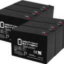 Mighty Max Battery 12V 9Ah SLA Battery Replaces DJW12-9.0 T2, DJW 12-9.0 T2-6Pack