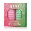 WICKED Heartless Curling Velcro Roller Duo. Pack of 2
