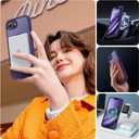 TOCOL for iPhone 17e Case, Compatible with Magsafe, Military Drop Protection, Slim Translucent Matte Shockproof for iPhone 17 e Case 6.1 inch (Midnight Purple)