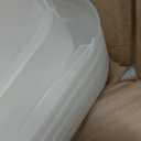 IRIS USA File Box, Plastic File Organizer with Lids for Letter/Legal File, Portable Document Box For Moving, Storage Bin with Durable and Secure Lid, Stackable Nestable BPA-Free, Clear 35 Qt. 4 Pack