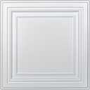 Art3d PVC Ceiling Tiles, 2'x2' Plastic Sheet in White (24-Pack)