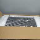 RealSmart Electric Fireplace Heater, Freestanding Stove Heater with 3D Realistic Flame Effect, Fireplace Stove Overheat Safety Protection for Indoor Use Bedroom,750W 1500W Retro Brown