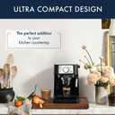 De'Longhi Stilosa Manual Espresso Machine, Compact Coffee Maker, 15 Bar Pump Pressure, Manual Milk Frother Steam Wand for Authentic Single & Double Espresso, Lattes & Cappuccinos, Tamper Included
