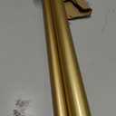Brass Double Blackout Curtain Rods 36 to 72 Inches (3-6 Feet),1-Inches Front and 5/8 Inches Back Adjustable End Cap Double Window Drapery Rod for Drapes and Curtains