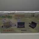 Camping Stove, 3 Burners Propane Portable Camp Stove with Regulator & Griddle, Push-Button Instant Ignition, Portable Camp Grill, Adjustable Burners for Camping Cooking (BLACK-20400 BTUs)