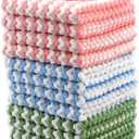 Microfiber Cleaning Cloth,12 Pack 12"x12" Dish Towels for Kitchen,Fast Drying Dish Rags for Washing Dishes, Wash Cloths Super Absorbent Lint Free Kitchen Towels for Limpiar House and Keeping