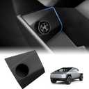 Charging Adapter Storage Box for Tesla Cybertruck 2024 2025, ABS Adapter Door Socket Compatible with Tesla Cybertruck Accessories 2024 2025 |Adaptor Not Included (black)