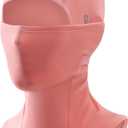 Windproof Kids Ski Mask Warm, Youth Balaclava Ski Mask Under Helmet (One Size-Small, Pink)