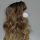 【Beginner Friendly Wigs Blonde Wig with Bangs Long Wavy Synthetic Wig for Women with Daily Party Use