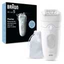 Braun Epilator Silk-pil 5, Hair Removal Device, Women Shaver & Trimmer, Wet and Dry, Includes Skin Contact Cap, SE5-011, Grey