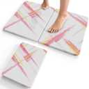 Foldable Stone Bath Mat - 24"x16" Fast-Drying Diatomaceous Earth Stone Shower Mat for Bathroom & Kitchen - Absorbent Non-Slip Diatomite Floor Mat - Eco-Friendly, Easy-Store Minimalist Home Decor