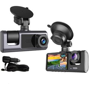 Dash Camera for Car Security Camera Dashcam Front and Rear Inside with WDR, Night Vision, G-Sensor Auto Lock, Loop Recording