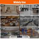 Dust mop for Hardwood Floors,Commercial Industrial Dust Mop with Long Handle,36" Microfiber Mops for Floor Cleaning,Washable 2 Cotton Pad and 2 Microfiber Pads for Office Garage Warehouse