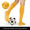 FITRELL 2/3 Pack Soccer Socks Baseball Softball For Youth Kids Boys Girls, Over-The-Calf Football Socks for Adult Men Women (Small)