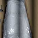 Cozy Bliss Cooling Comforter Seersucker Plaid Queen Size, Q-Max 0.45 Lightweight Cooling Blanket, Breathable Silk Smooth Summer Bedding Quilt for Hot Sleepers Night Sweats White