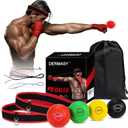 Upgraded Boxing Reflex Ball, Boxing Training Ball with Headband Perfect for Reaction, Punching Speed, Fight Skill, Fitness, Newst Boxing Equipment
