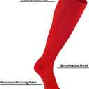 Youth Elite Baseball/Softball Socks & Belt Combo (3 Pairs of Socks with 1 Belt) (Red, S) 2 Pack