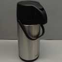 TOMAKEIT Airpot Coffee Dispenser Thermal with Pump,3L/102 Oz Insulated Stainless Steel Large Airpot Coffee Carafe Lever Action for Hot/Cold Water,Thermal Carafe for Hot Cocoa for Parties