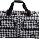 Rockland Rolling Duffel Bag, Black, 22"