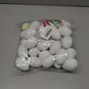 Glynisyz 25 PCS Easter DIY Eggs,DIY Glitter Gem Foam Easter Eggs Hanging Decorations Craft Kit with Rope DIY Painting Decorating Basket Fillers Gift Easter Party Favors