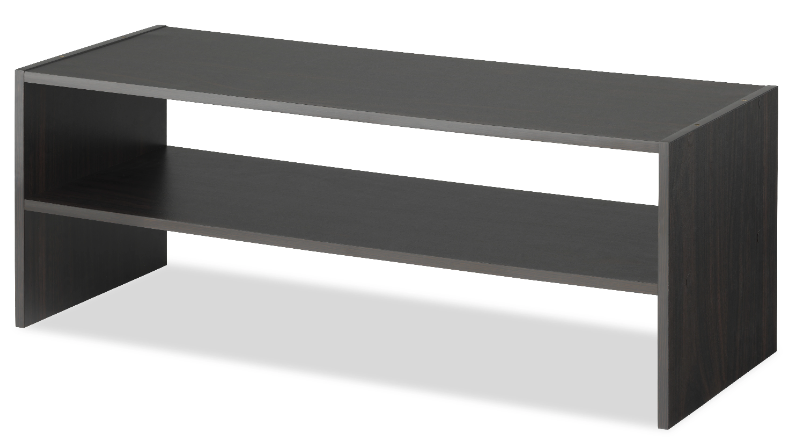 Whitmor Stackable 2-Tier Shoe Shelf, 31 inch, Espresso
