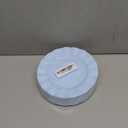 NZVCN 35 Pack Blue Plastic Plates, 7" Disposable Wave Edge Salad/Dessert Plates Elegant Heavy Duty Plate for Party, Wedding, Thanksgiving, Christmas