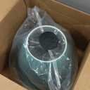Aspen Creative 32078A Transitional Empire Shape Spider Construction Lamp Shade in Teal, 6" Top x 12" Bottom x 9" Slant