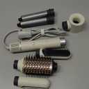 6 in 1 Hair Styler, High Speed Ionic Hair Dryer with Auto-Wrap Curlers, Blow Dryer Oval Brush & Volumizer, Hot Air Styler for Fast Drying,Curling, Smoothing & Volume, Hair Curler with Travel Case