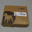 No Pull Dog Harness Adjustable Reflective Oxford Easy Control Small Dog Harness with A Free Heavy Duty 5ft Dog Leash (S (Neck: 13"-18", Chest: 17.5"-22"), Black Harness+Leash)