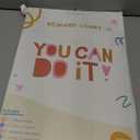 Reward Chart for Multiple Kids 17 x 12 Inch Dry Erasable Chore Chart | Magnetic Responsibility Chart, Chore Chart, Behavior Chart,Star Chart for Toddlers | Large Size with White Board Marker