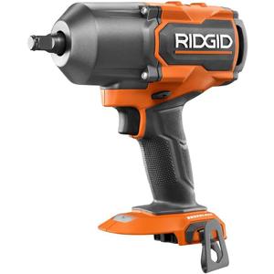 RIDGID 18V Brushless Cordless 4-Mode 1/2 in. High-Torque Impact Wrench (Tool Only), Orange