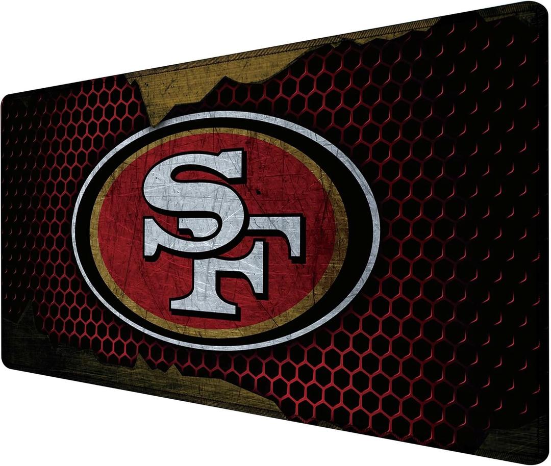 Large Mouse Pad Desk Mat for Home Office, Gaming Mousepad Extended Desk pad - Computer Keyboard Mouse Mat with Non-Slip Base and Stitched Edge Office Desk Organizers and Accessories