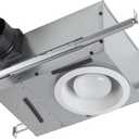 Broan-NuTone 744 Recessed Light Ventilation Fan, 70 CFM, 1.5 Sones, White