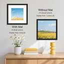 decorUhome 12x12 Picture Frame Set of 10, Display Photos 8x8 with Mat or 12x12 Unmatted for Picture Frames Collage Wall Decor, Black
