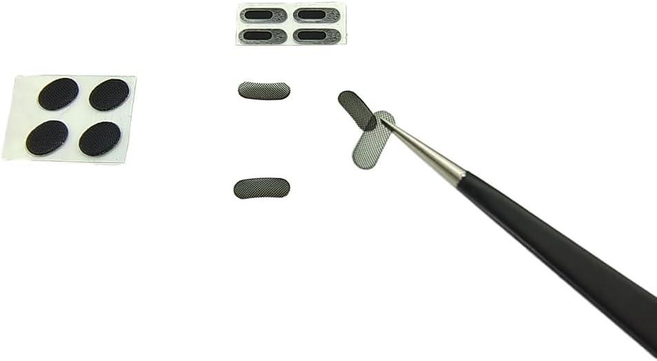 Earphone Mesh Filter for Airpords Pro Repair Parts Replacement Dustproof Filter Tool Set 2 Pairs with Anti Static Stainless Steel Tweezer