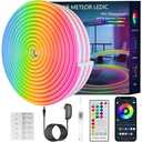 LED Strip Lights, 32.8FT LEDIC Neon strip lights, IP67 Outdoor Waterproof,with APP Control/IR Remote, Music Sync, DIY Design, Cuttable, for Bedroom, Gaming Room, Indoor Outdoor Home Decor
