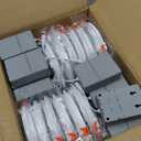 24 Pack 6 Inch 6000K Daylight Ultra-Thin LED Recessed Ceiling Light with Junction Box, 1080LM Brightness, LED Lights Canless Wafer Downlight 12W 110W Eqv Can-Killer Downlight. (White)