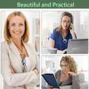 Women Reading Glasses Trendy Readers Blue Light Filtering Glasses +0.00 +1.25 - +3.00 (Brown / Beige)